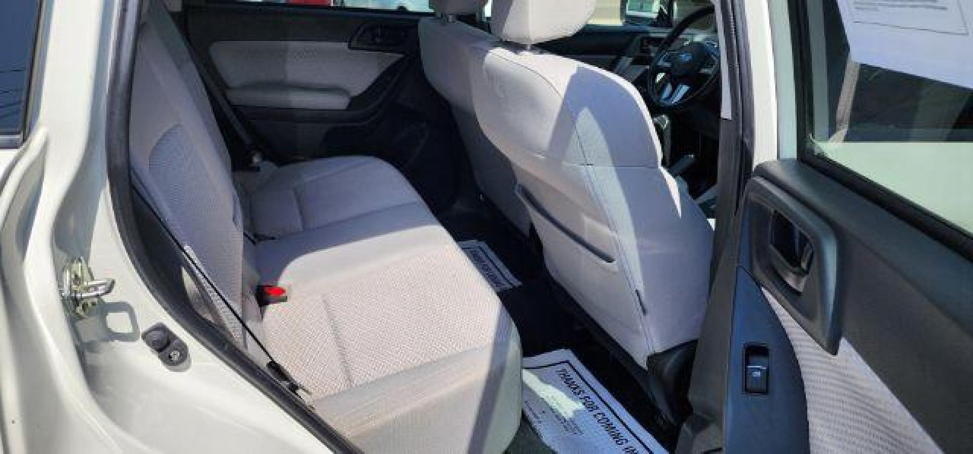 2018 White /Gray Subaru Forester 2.5i Premium (JF2SJAGC2JH) with an 2.5L H4 engine, AT transmission, located at 15520 McMullen Hwy SW, Belair, MD, 21502, (301) 729-3700, 39.581375, -78.846451 - Photo#6