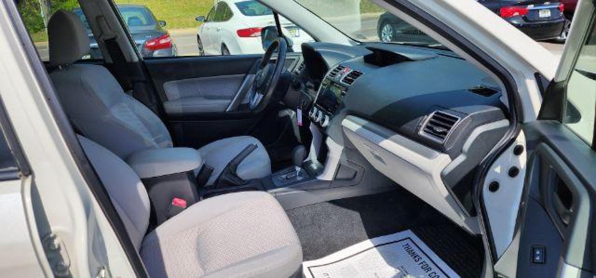 2018 White /Gray Subaru Forester 2.5i Premium (JF2SJAGC2JH) with an 2.5L H4 engine, AT transmission, located at 15520 McMullen Hwy SW, Belair, MD, 21502, (301) 729-3700, 39.581375, -78.846451 - Photo#7