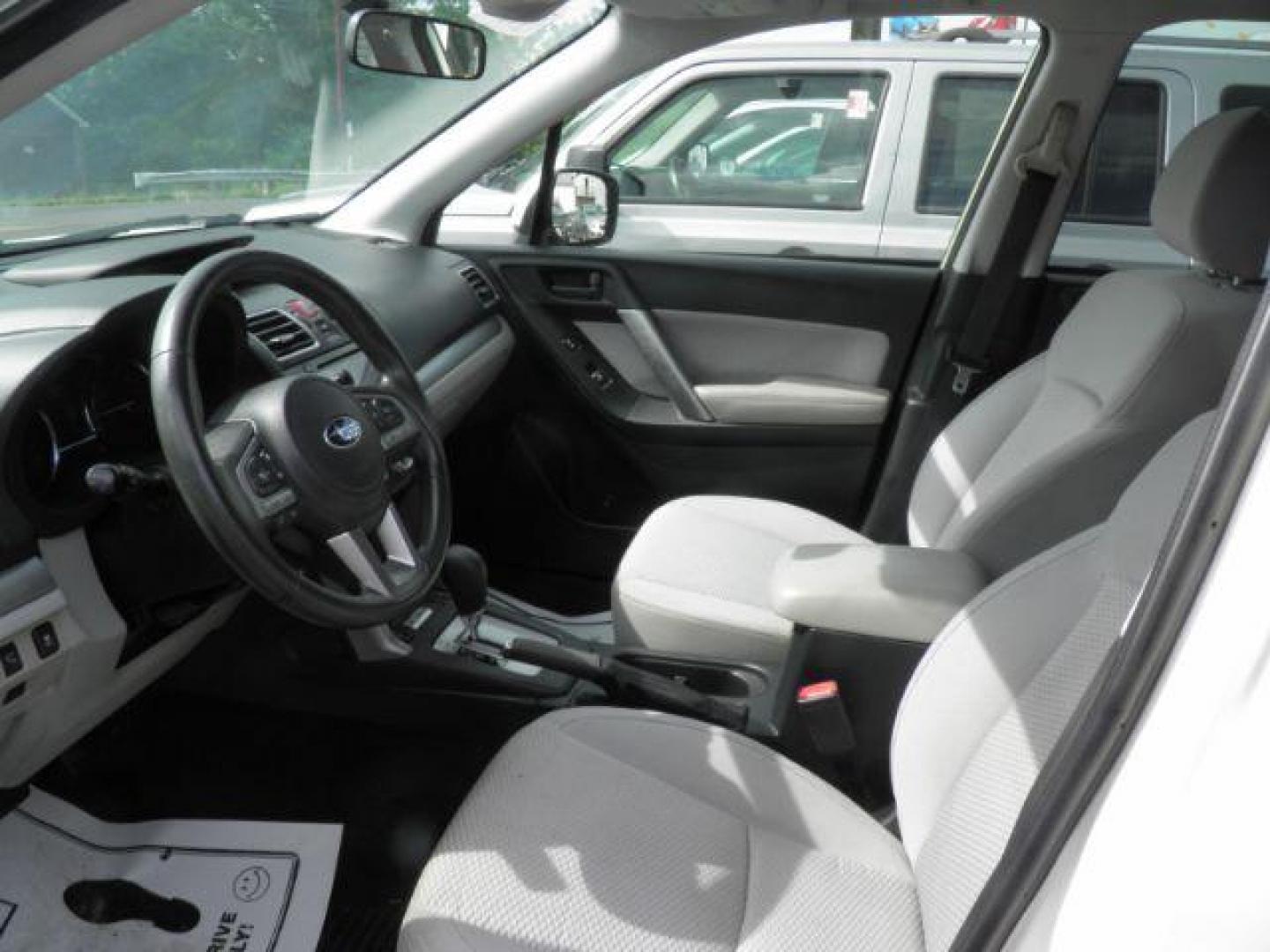 2018 White /Gray Subaru Forester 2.5i Premium (JF2SJAGC2JH) with an 2.5L H4 engine, AT transmission, located at 15520 McMullen Hwy SW, Belair, MD, 21502, (301) 729-3700, 39.581375, -78.846451 - Photo#2