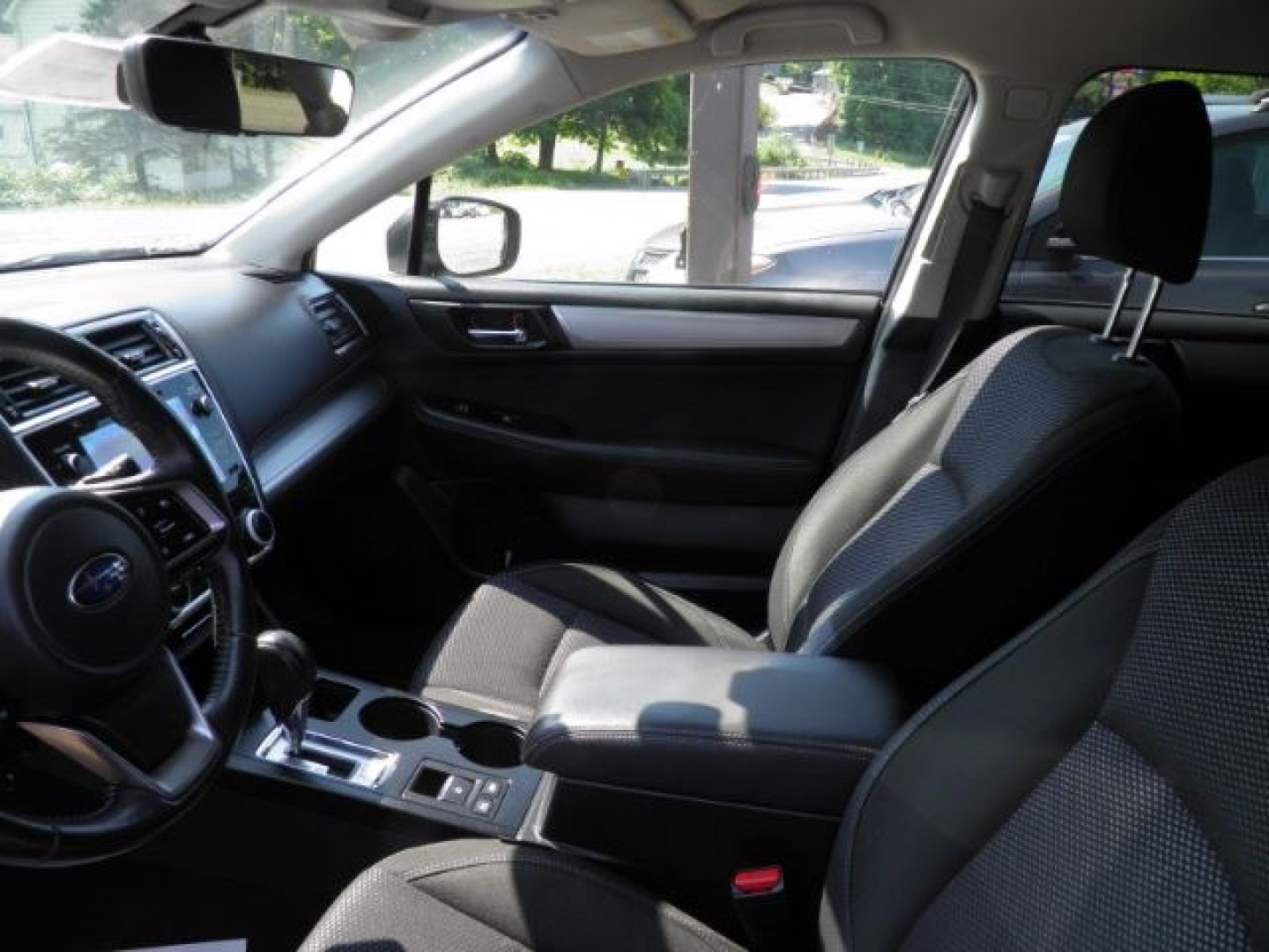 2018 Black Subaru Outback 2.5i Premium (4S4BSAFC6J3) with an 2.5L H4 engine, AT transmission, located at 19521 New George's Creek Rd SW, Barton, MD, 21521, (301) 463-2404, 39.524323, -79.017906- Photo#1