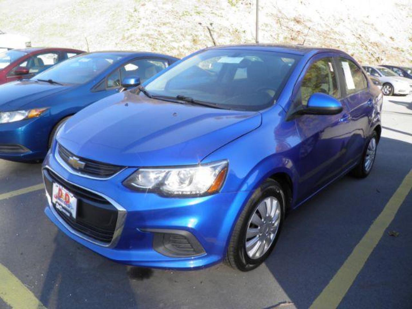 2019 Blue Chevrolet Sonic LS Auto Sedan (1G1JB5SB7K4) with an 1.4L I4 engine, AT transmission, located at 19521 New George's Creek Rd SW, Barton, MD, 21521, (301) 463-2404, 39.524323, -79.017906- Photo#0