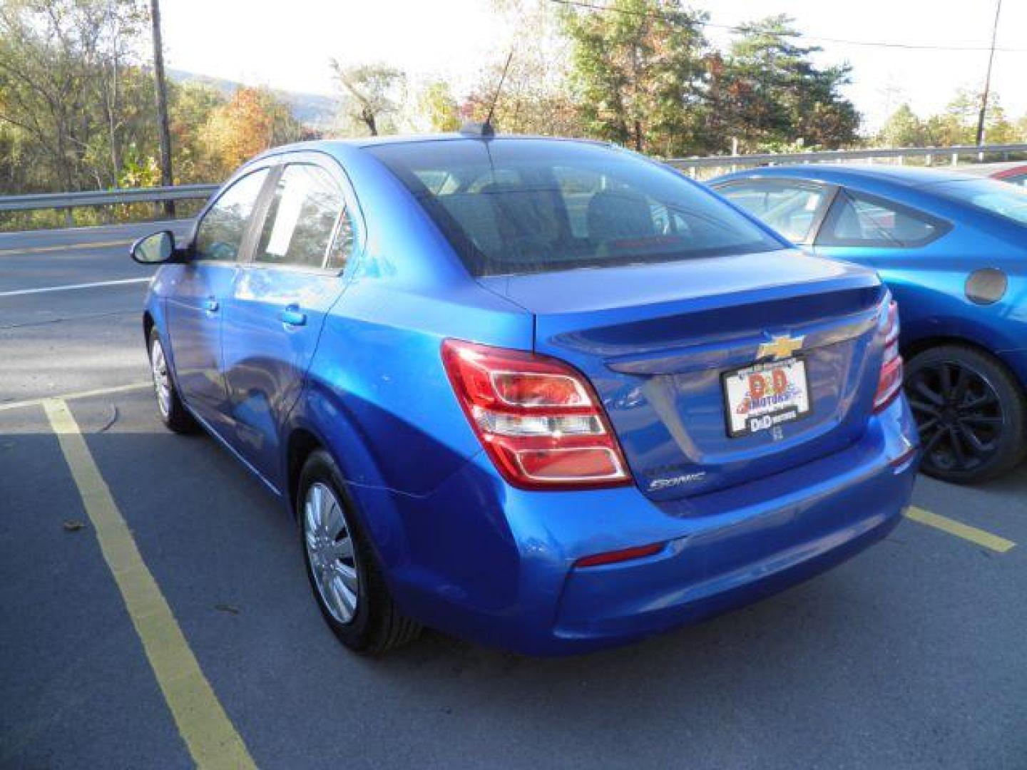 2019 Blue Chevrolet Sonic LS Auto Sedan (1G1JB5SB7K4) with an 1.4L I4 engine, AT transmission, located at 19521 New George's Creek Rd SW, Barton, MD, 21521, (301) 463-2404, 39.524323, -79.017906- Photo#4