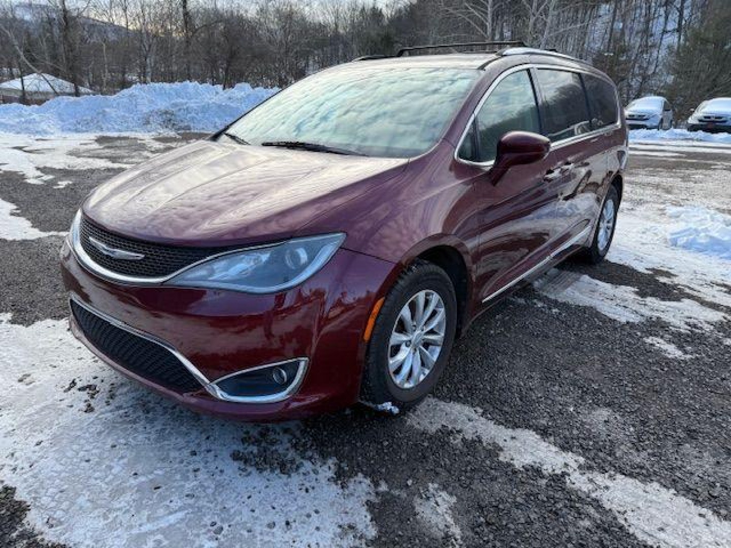 2019 Red Chrysler Pacifica Touring L (2C4RC1BG1KR) with an 3.6L V6 engine, AT transmission, located at 15520 McMullen Hwy SW, Belair, MD, 21502, (301) 729-3700, 39.581375, -78.846451 - Photo#0