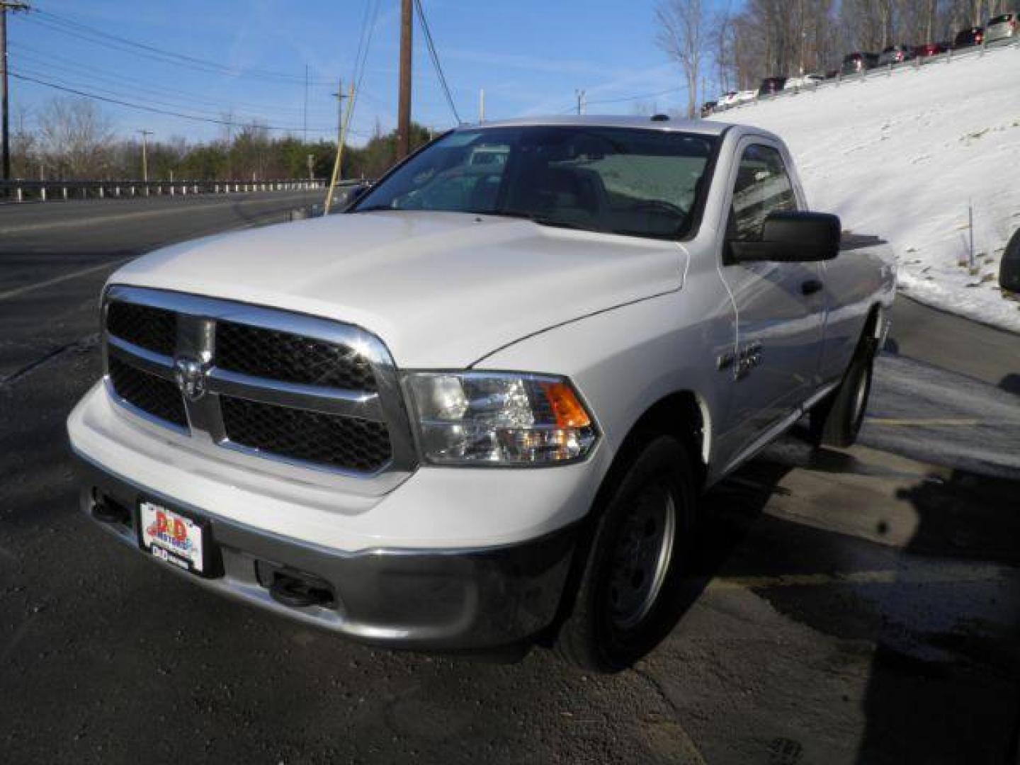 2019 White Dodge Ram 1500 Tradesman Regular Cab 4x4 8' Box (3C6JR7DT3KG) with an 5.7L V8 engine, AT transmission, located at 15520 McMullen Hwy SW, Belair, MD, 21502, (301) 729-3700, 39.581375, -78.846451 - Photo#0