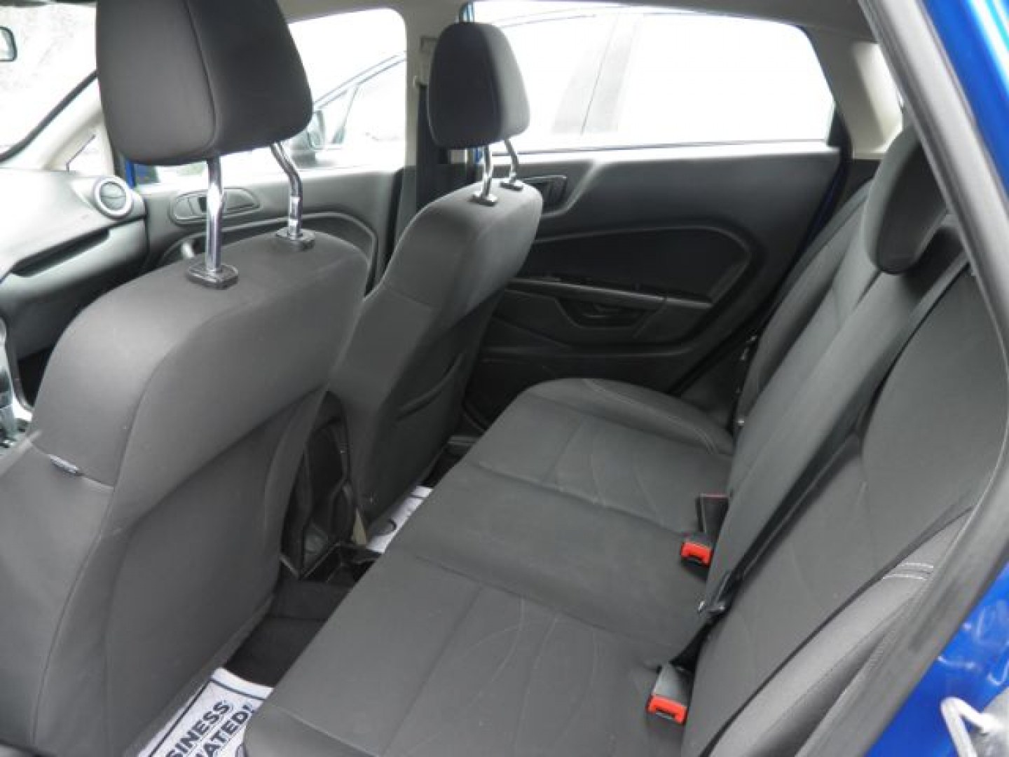 2019 Blue Ford Fiesta SE Hatchback (3FADP4EJ0KM) with an 1.6L I4 engine, AT transmission, located at 15520 McMullen Hwy SW, Belair, MD, 21502, (301) 729-3700, 39.581375, -78.846451- Photo#3