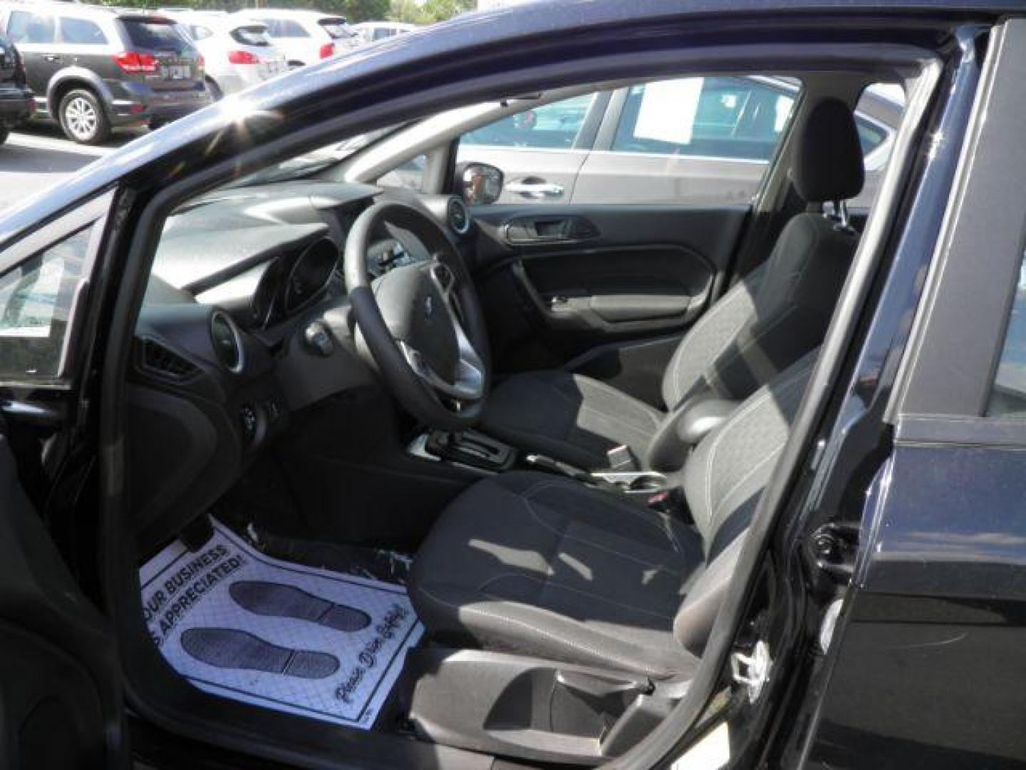 2019 Black Ford Fiesta SE Sedan (3FADP4BJ1KM) with an 1.6L I4 engine, AT transmission, located at 15520 McMullen Hwy SW, Belair, MD, 21502, (301) 729-3700, 39.581375, -78.846451 - Photo#1