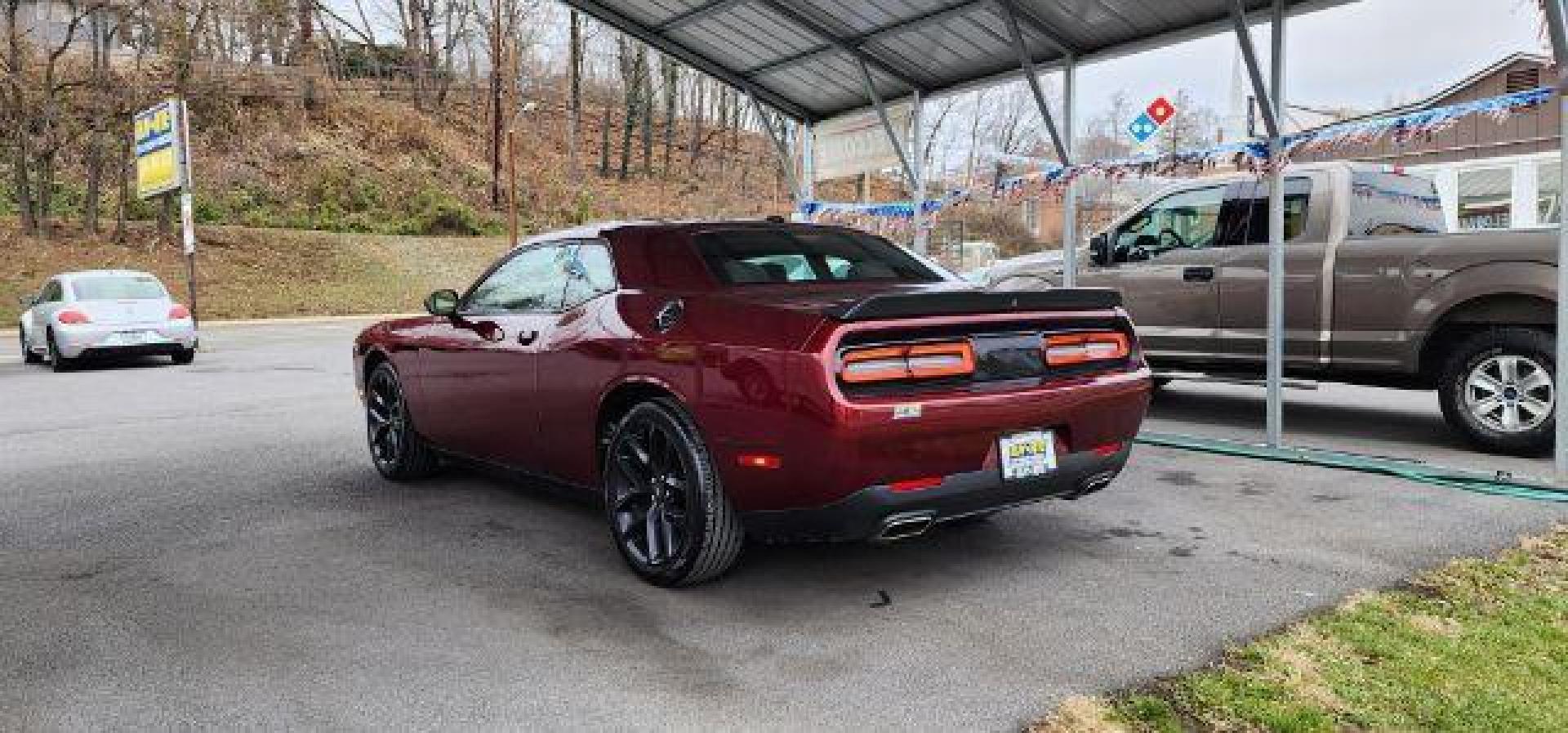 2020 Maroon /Black, cloth Dodge Challenger SXT (2C3CDZAG1LH) with an 3.6L V6 engine, AT transmission, located at 15520 McMullen Hwy SW, Belair, MD, 21502, (301) 729-3700, 39.581375, -78.846451 - FOR A BETTER PRICE CALL PAUL AT 301-268-8150 - Photo#7