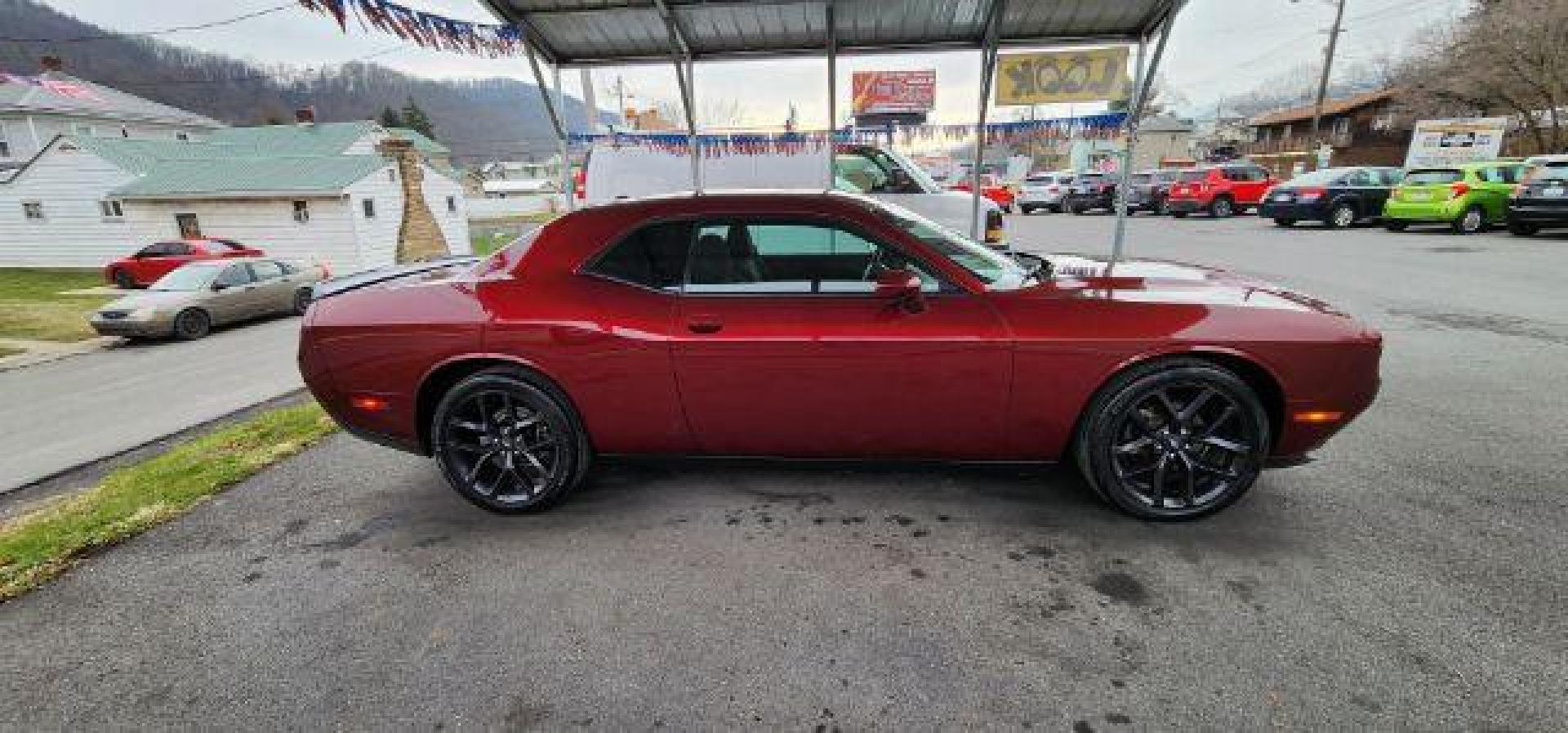 2020 Maroon /Black, cloth Dodge Challenger SXT (2C3CDZAG1LH) with an 3.6L V6 engine, AT transmission, located at 15520 McMullen Hwy SW, Belair, MD, 21502, (301) 729-3700, 39.581375, -78.846451 - FOR A BETTER PRICE CALL PAUL AT 301-268-8150 - Photo#11