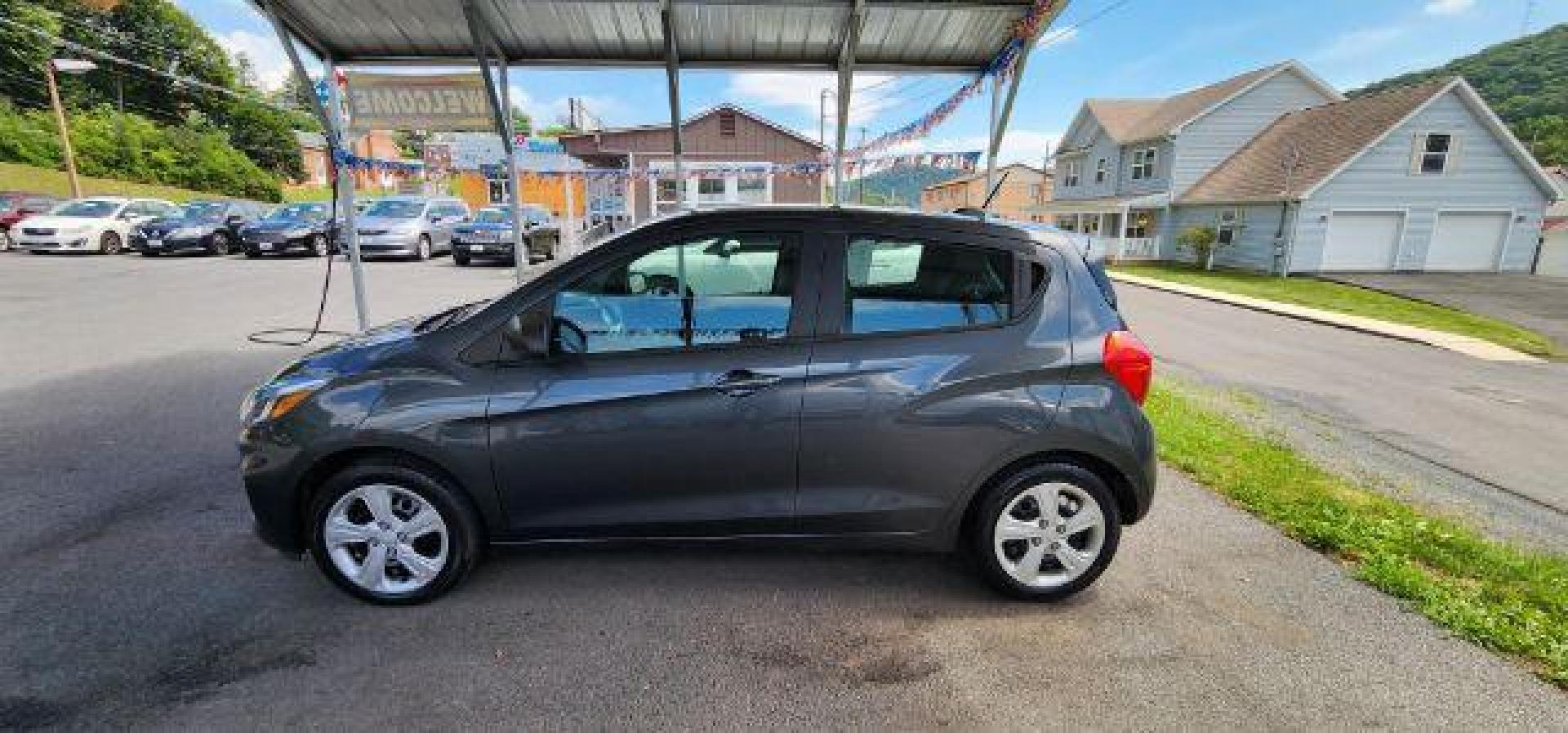 2021 GRAY /Jet Black Chevrolet Spark FWD LS Automatic (KL8CB6SA7MC) with an 1.4L 4L engine, AT transmission, located at 15520 McMullen Hwy SW, Belair, MD, 21502, (301) 729-3700, 39.581375, -78.846451 - Photo#3