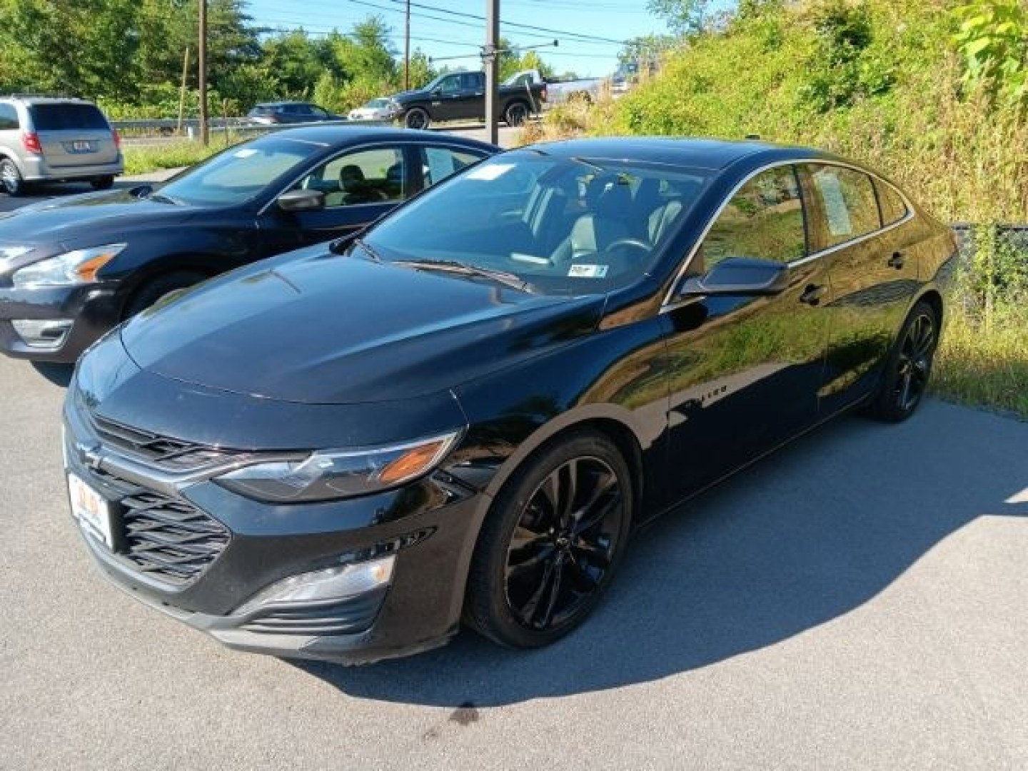 2022 BLACK Chevrolet Malibu FWD LT (1G1ZD5ST9NF) with an 1.5L 4 engine, AT transmission, located at 15520 McMullen Hwy SW, Belair, MD, 21502, (301) 729-3700, 39.581375, -78.846451- Photo#0
